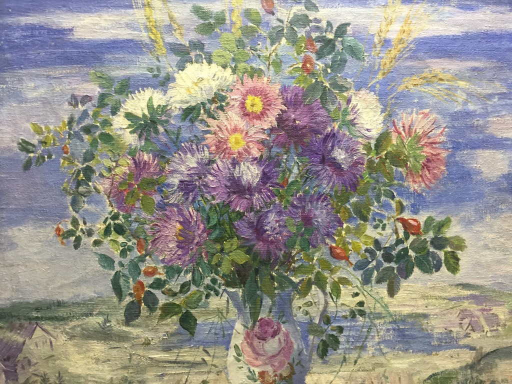 11-_The_bouquet_-1977-_73x84_oil_on_canvas